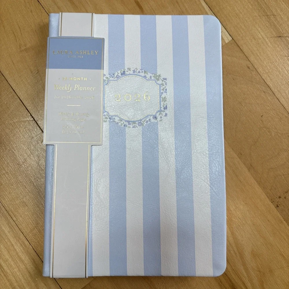 Laura Ashley 2026 Agenda Planner Monthly And Weekly 12 Month Jan 2026 - Dec 2026